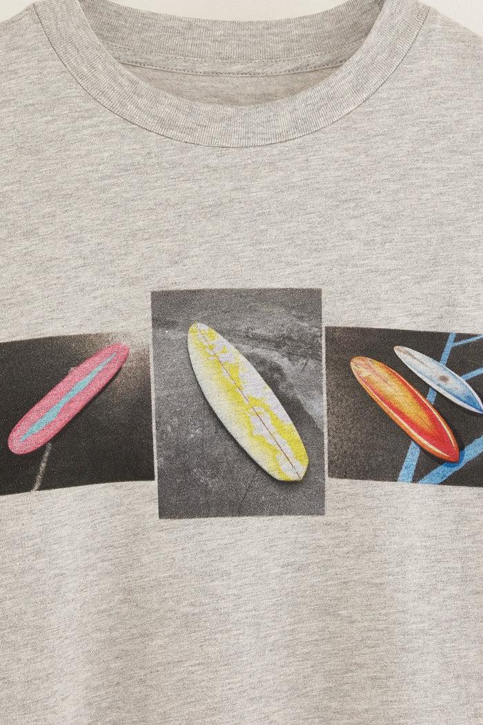 Bellerose T-shirt Graphique Gris Pour Garçons