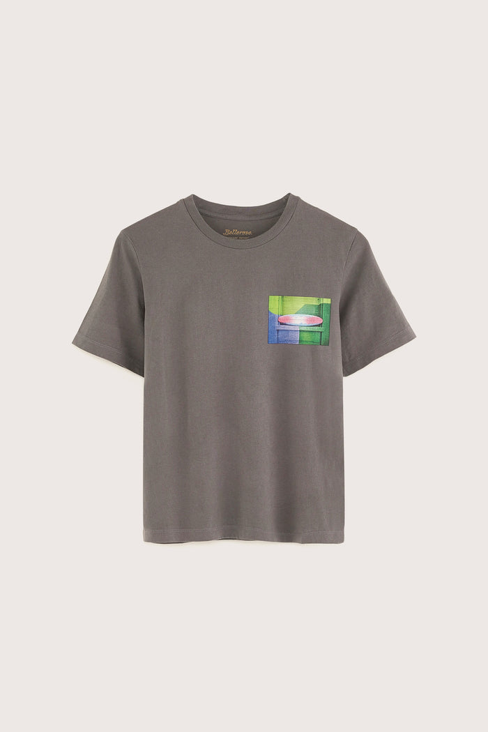 Bellerose T-shirt Graphique Gris Pour Garçons