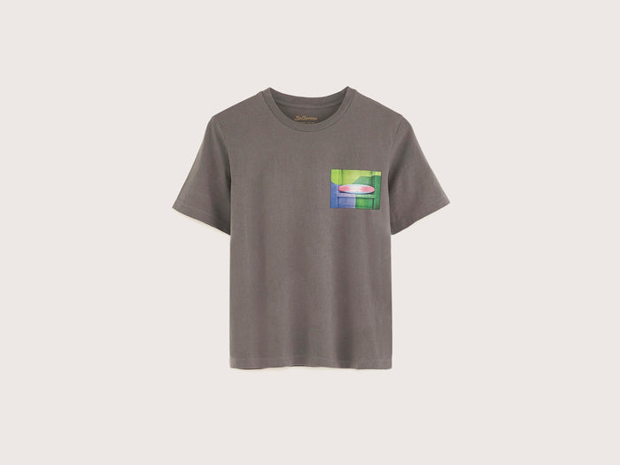Bellerose T-shirt graphique gris pour garçons