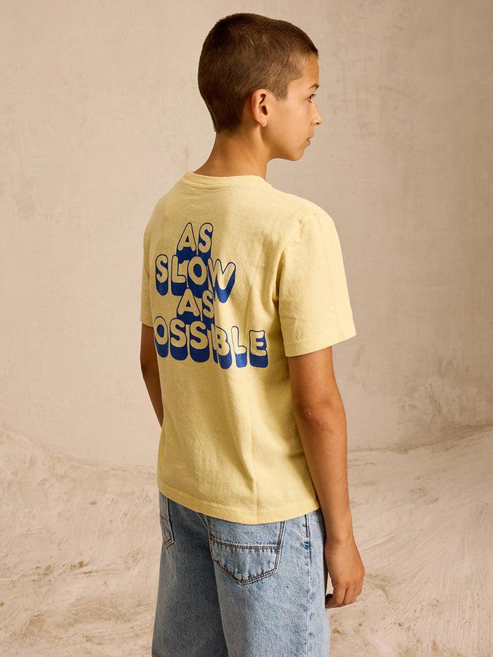Bellerose T-shirt Graphique Jaune Pour Garçons
