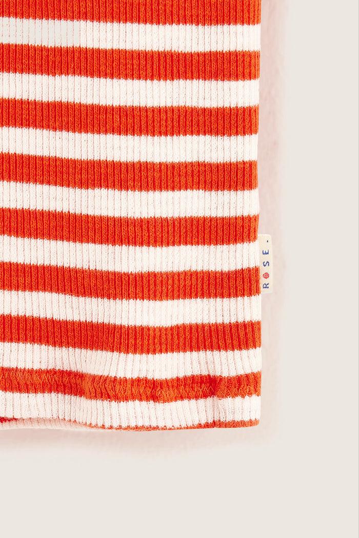 Bellerose T-shirt Henley Rayé Slim Pour Filles