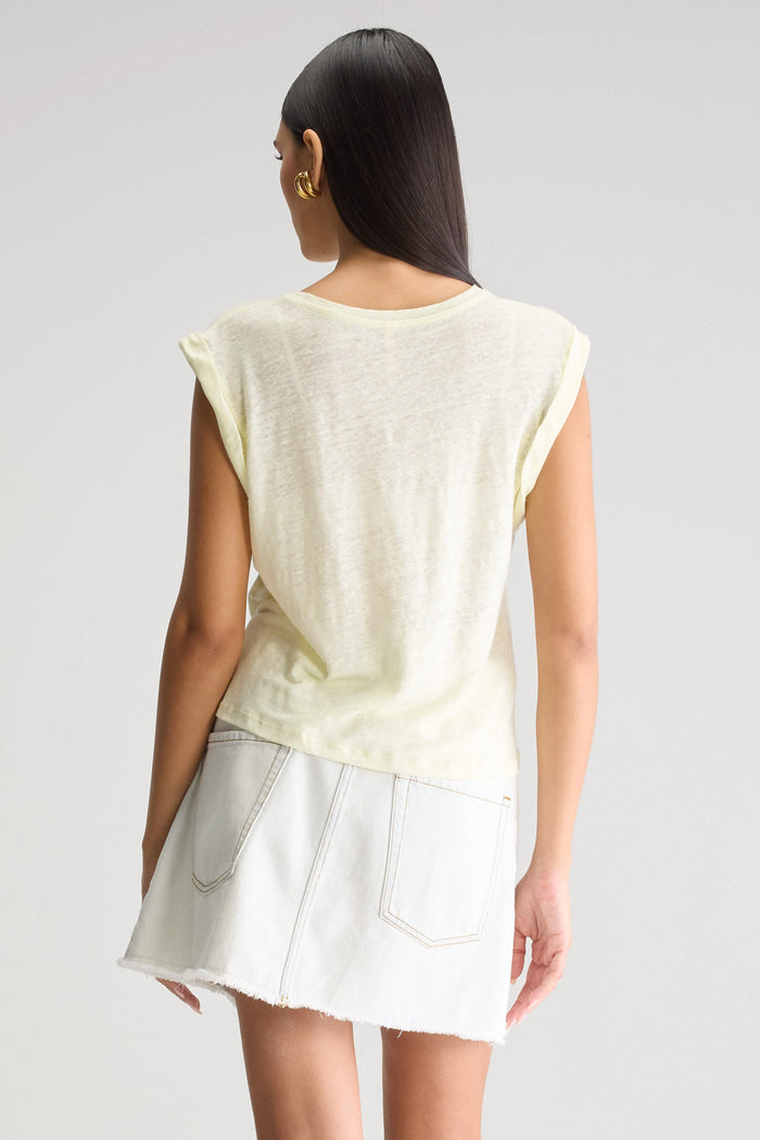 Bellerose T-Shirt Jaune Pour Femmes