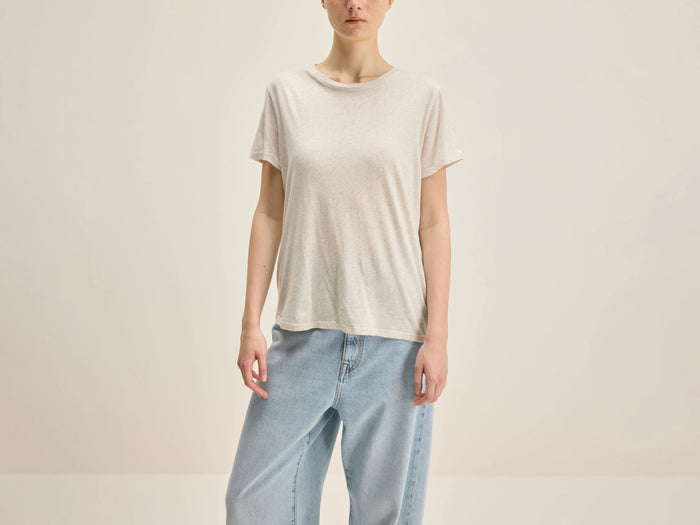 Bellerose T-shirt manches courtes gris pour femmes