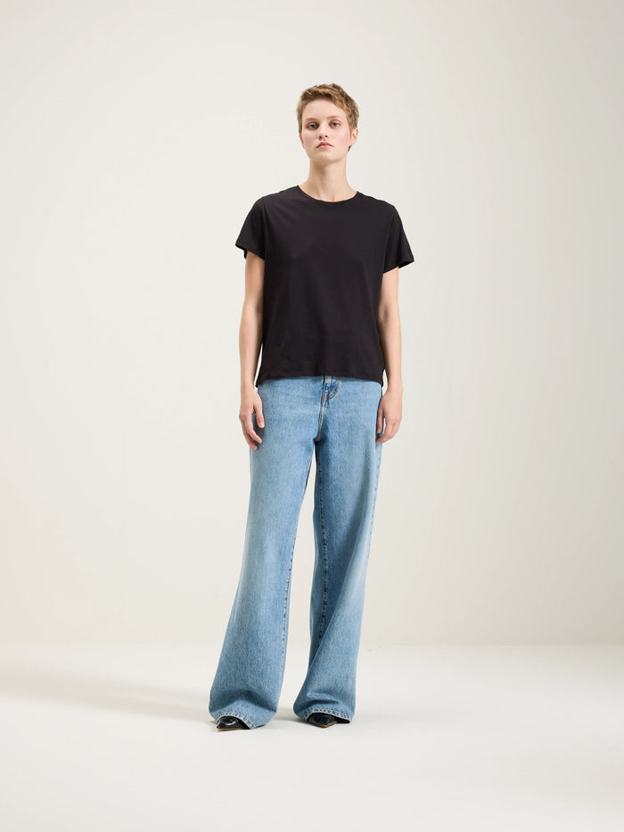 Bellerose T-shirt Manches Courtes Noir Pour Femmes
