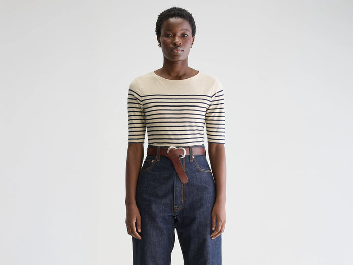 Bellerose T-shirt manches courtes rayé pour femmes