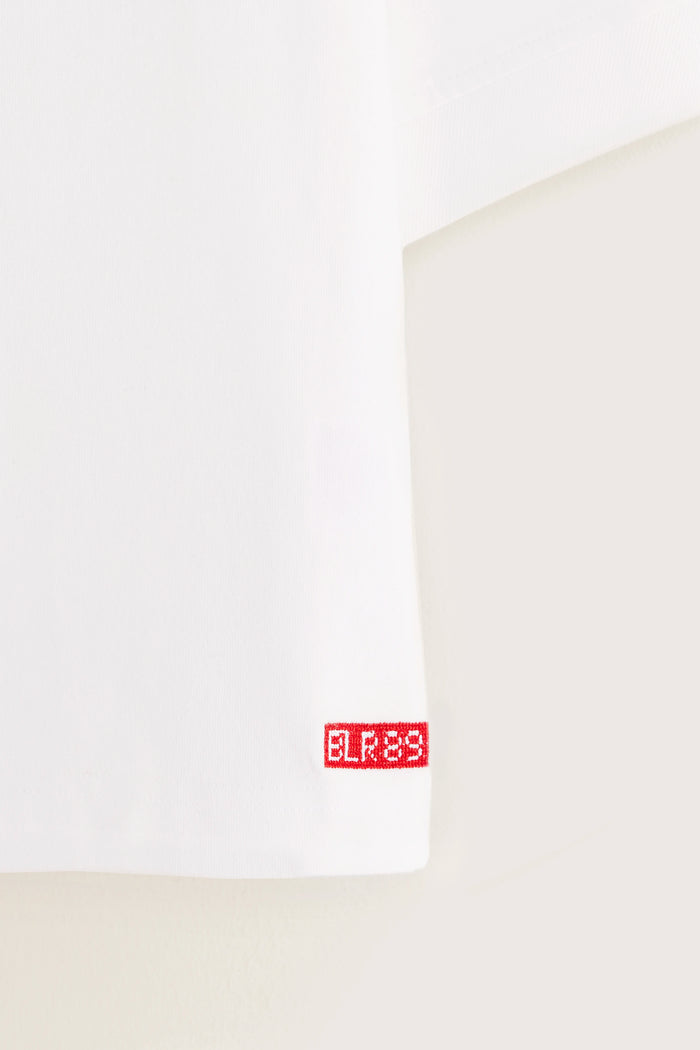 Bellerose T-shirt Oversize Blanc Pour Garçons
