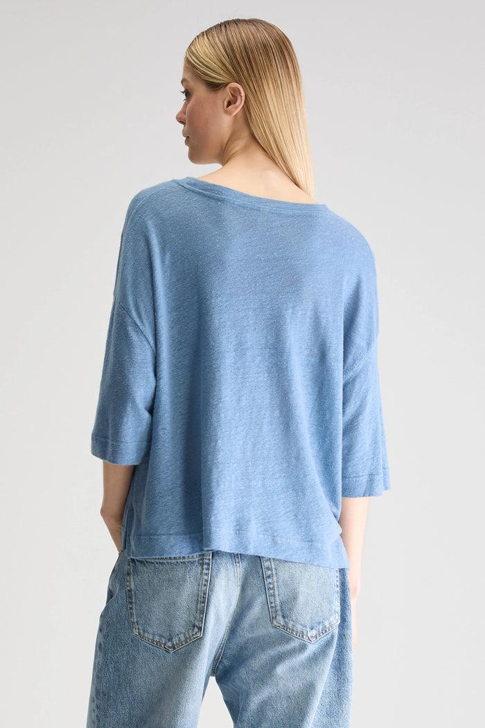 Bellerose T-Shirt Oversize Bleu Pour Femmes
