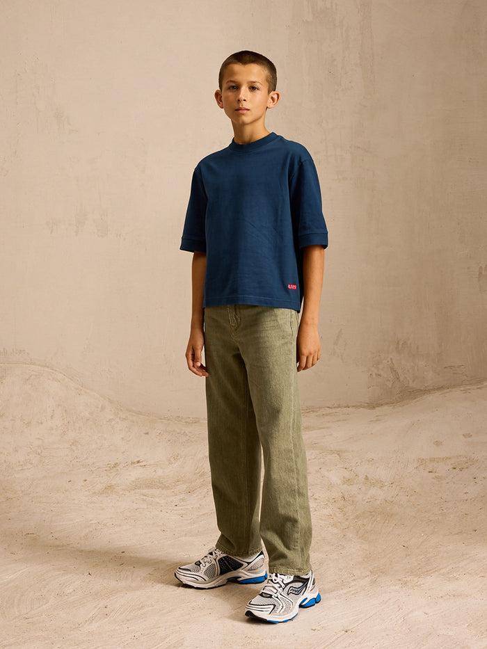 Bellerose T-shirt Oversize Bleu Pour Garçons