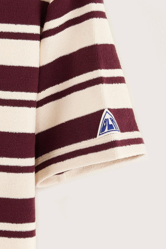 Bellerose T-shirt Oversize Rayé Pour Garçons