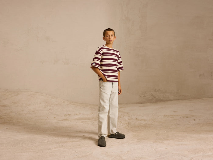 Bellerose T-shirt oversize rayé pour garçons