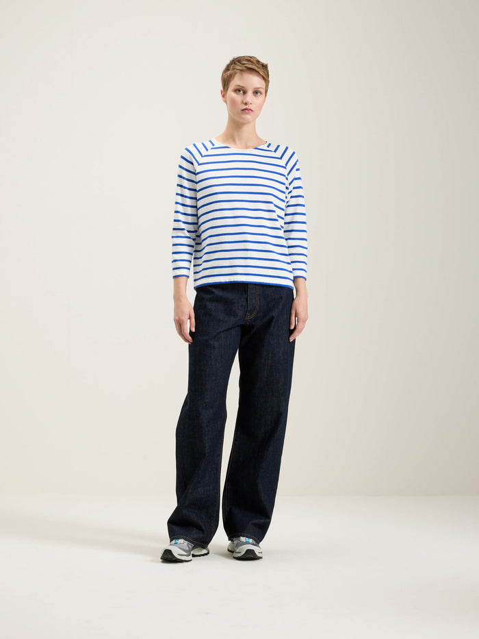 Bellerose T-shirt Rayé Col Rond Pour Femmes
