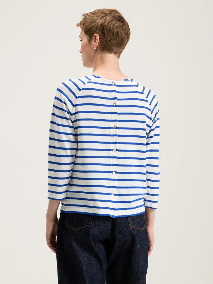 Bellerose T-shirt Rayé Col Rond Pour Femmes