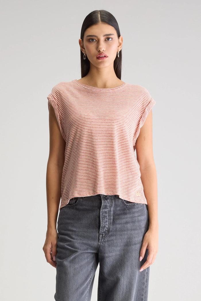Bellerose T-Shirt Rayé Pour Femmes