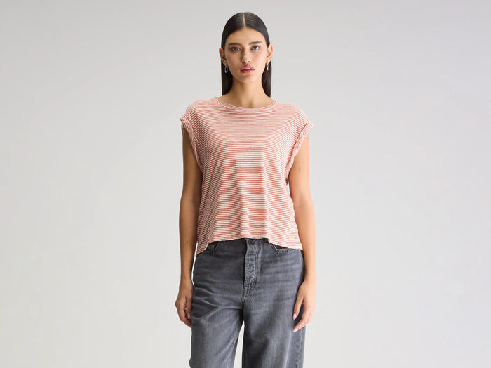 Bellerose T-Shirt Rayé Pour Femmes