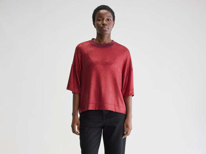 Bellerose T-shirt relax rouge pour femmes