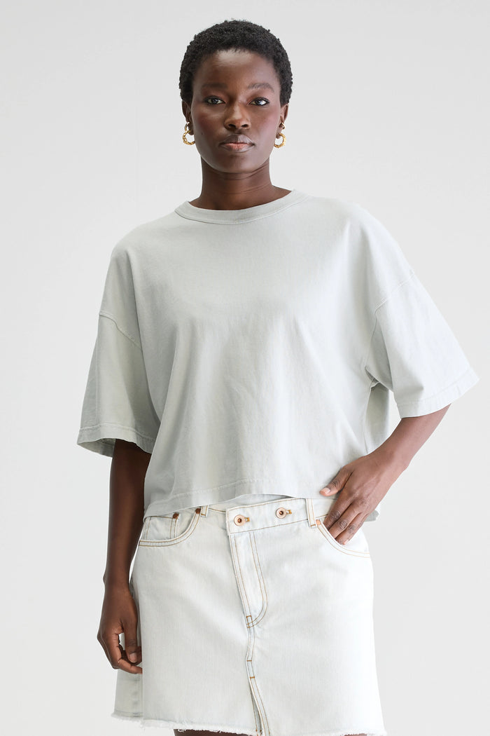 Bellerose T-shirt Relax Vert Pour Femmes