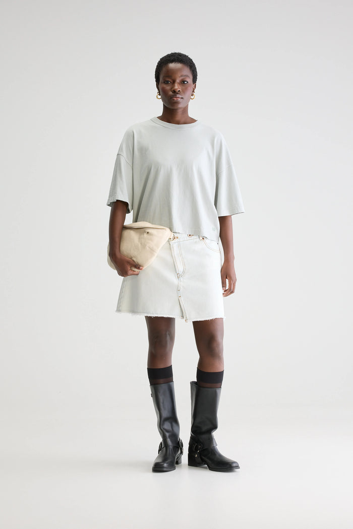 Bellerose T-shirt Relax Vert Pour Femmes