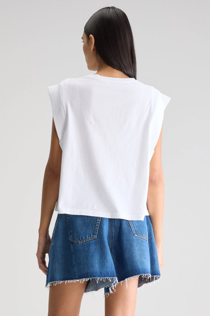 Bellerose T-Shirt Sans Manches Blanc Pour Femmes