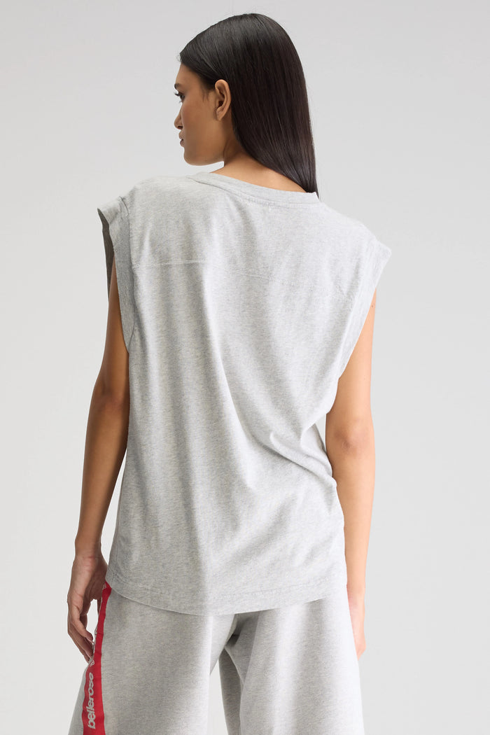 Bellerose T-Shirt Sans Manches Gris Pour Femmes