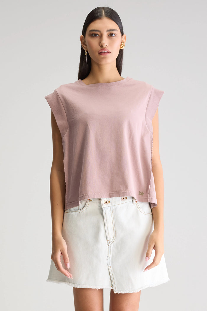 Bellerose T-Shirt Sans Manches Rose Pour Femmes