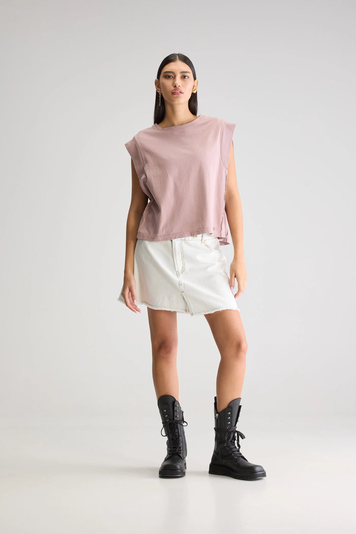 Bellerose T-Shirt Sans Manches Rose Pour Femmes