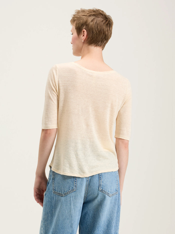 Bellerose T-shirt Slim écru Pour Femmes
