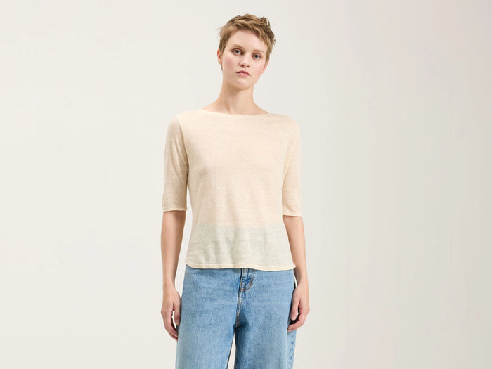 Bellerose T-shirt slim écru pour femmes