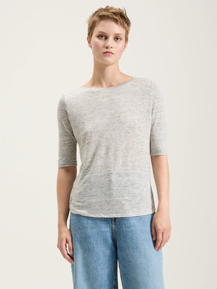 Bellerose T-shirt Slim Gris Pour Femmes