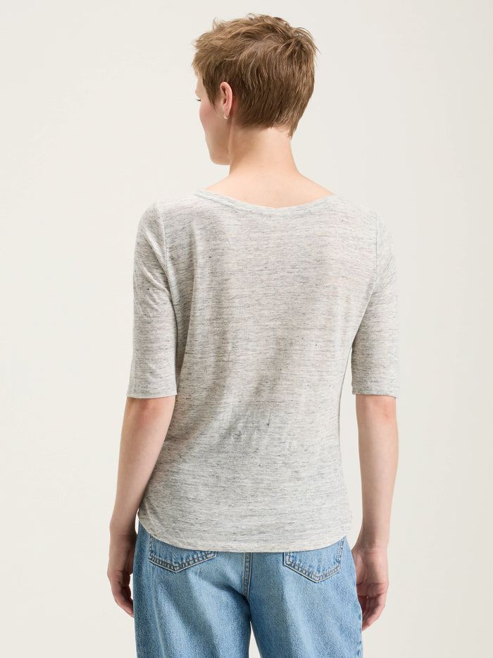 Bellerose T-shirt Slim Gris Pour Femmes