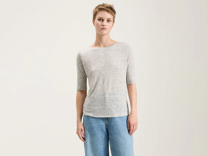 Bellerose T-shirt slim gris pour femmes