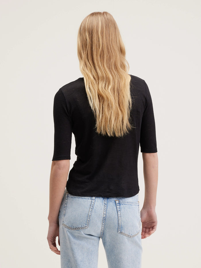 Bellerose T-shirt Slim Noir Pour Femmes