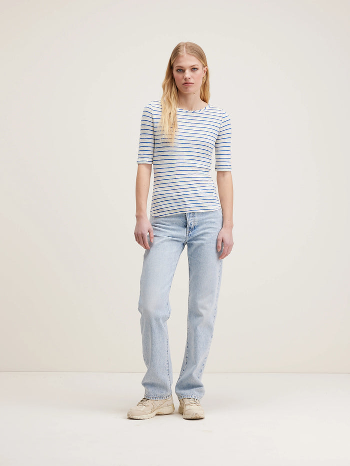 Bellerose T-shirt Slim Rayé Pour Femmes