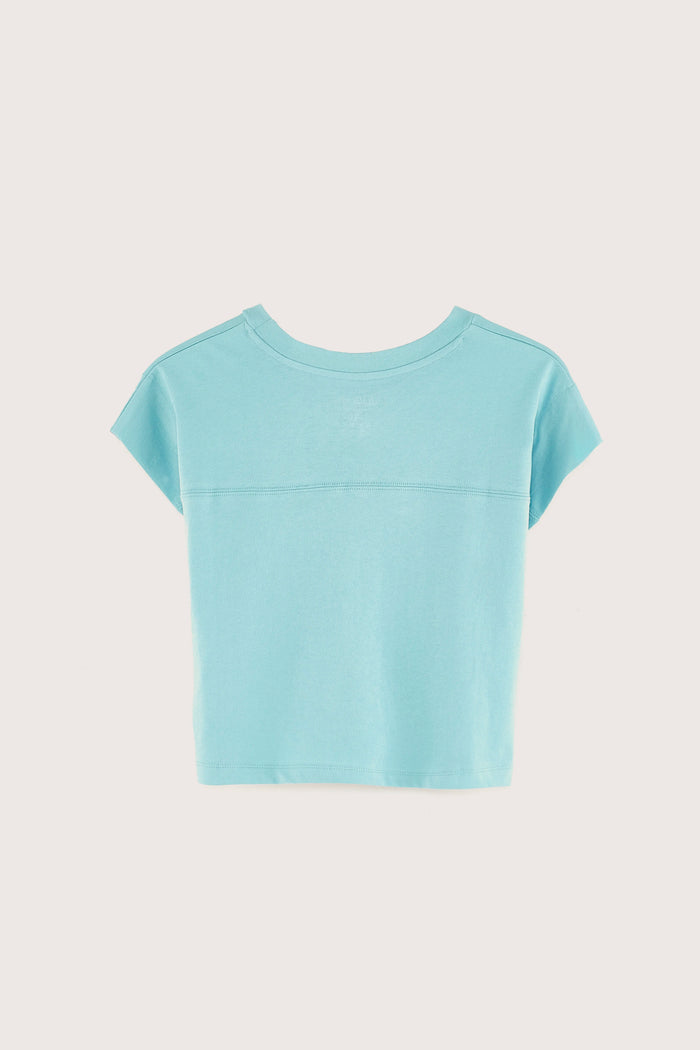 Bellerose Top Court Sans Manches Bleu Pour Filles