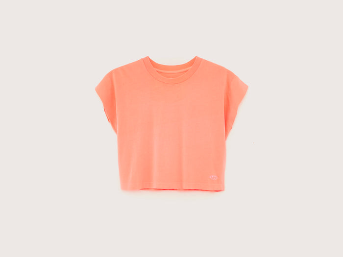 Bellerose Top court sans manches rose pour filles