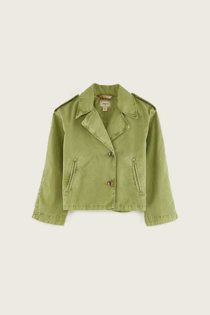 Bellerose Trench Court Kaki Oversize Pour Filles