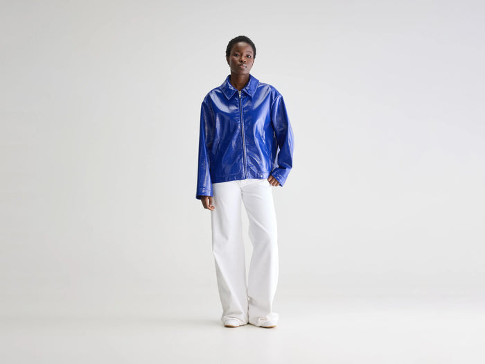 Bellerose Veste coupe droite bleue pour femmes