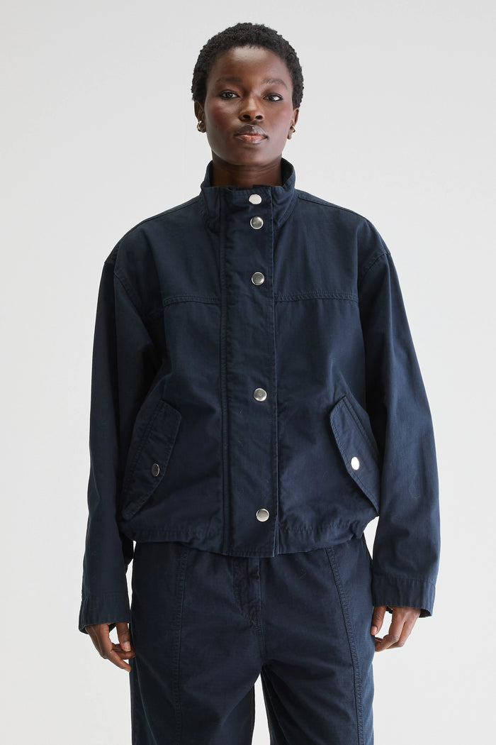 Bellerose Veste De Travail Bleu Marine Pour Femmes