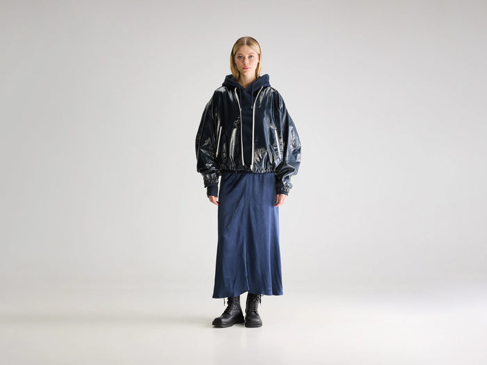 Bellerose Veste Oversize Bleu Marine Pour Femmes
