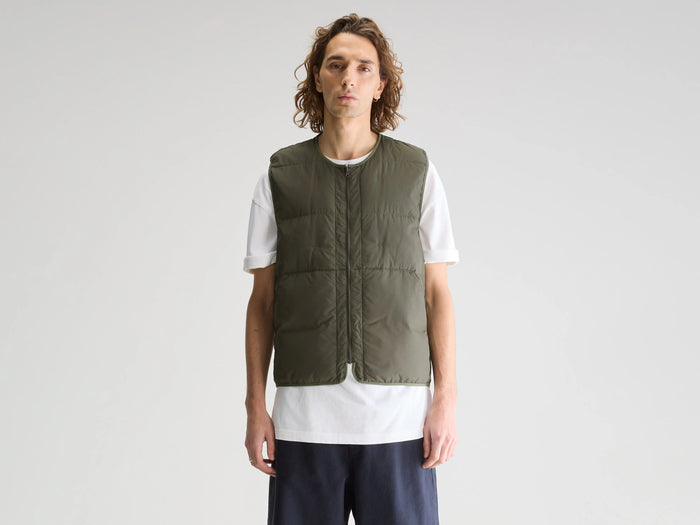 Bellerose Veste sans manches kaki pour homme