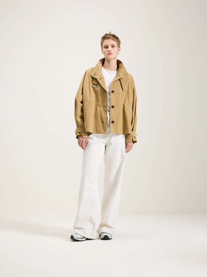 Bellerose Veste Trench Marron Pour Femmes