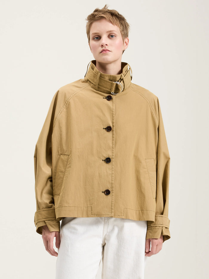 Bellerose Veste Trench Marron Pour Femmes