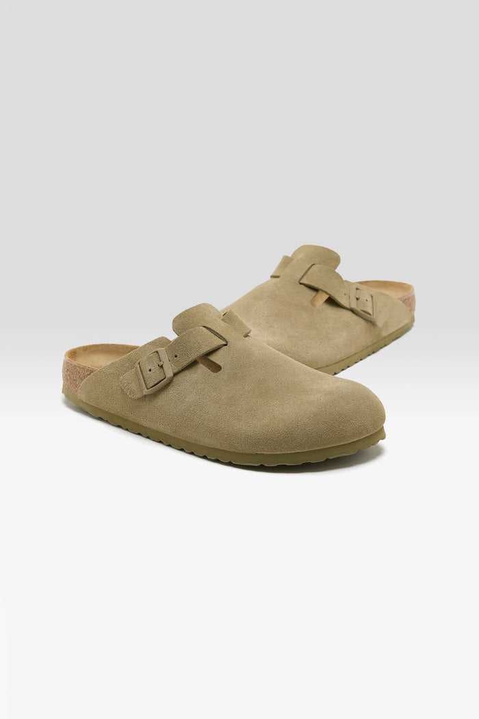 Birkenstock Birkenstock Boston Suede Clogs For Men