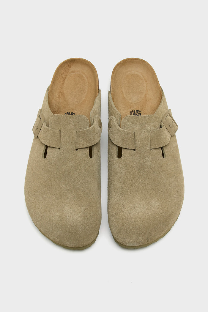 Birkenstock Birkenstock Boston Suede Clogs For Men