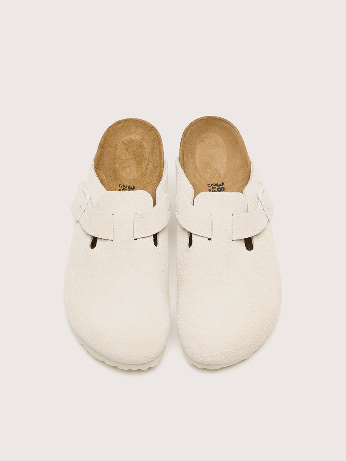 Birkenstock Birkenstock Sabots Birkenstock Boston Suede Pour Femmes