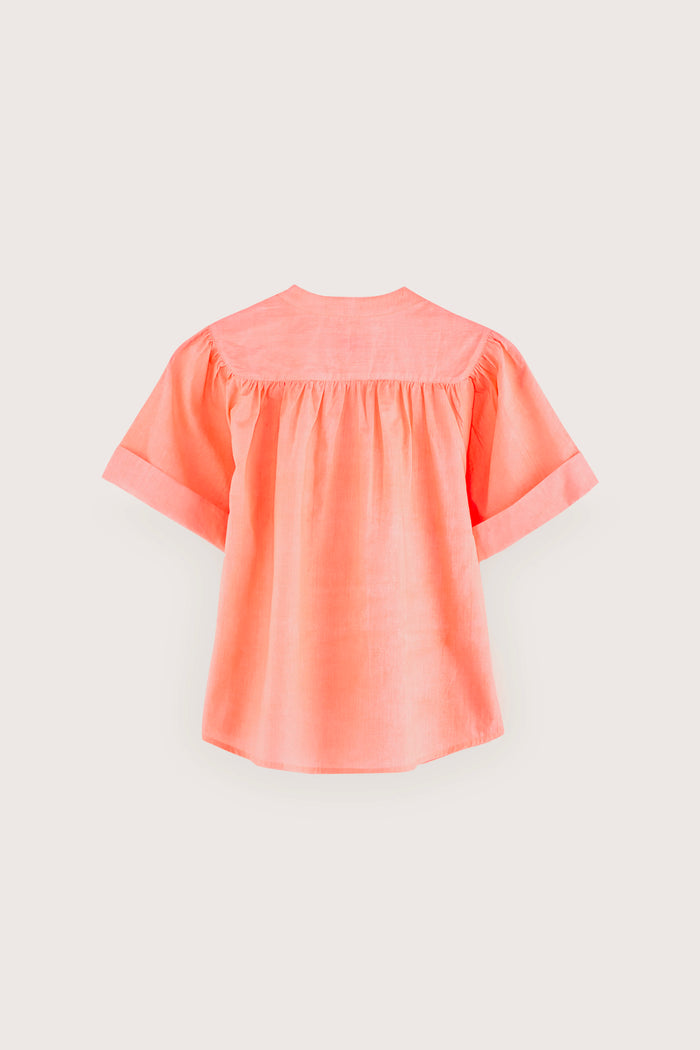 Bellerose Blouse Rose à Manches Courtes Pour Filles