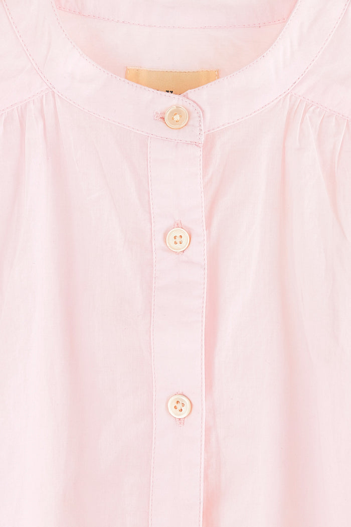 Bellerose Blouse Rose à Manches Courtes Pour Filles