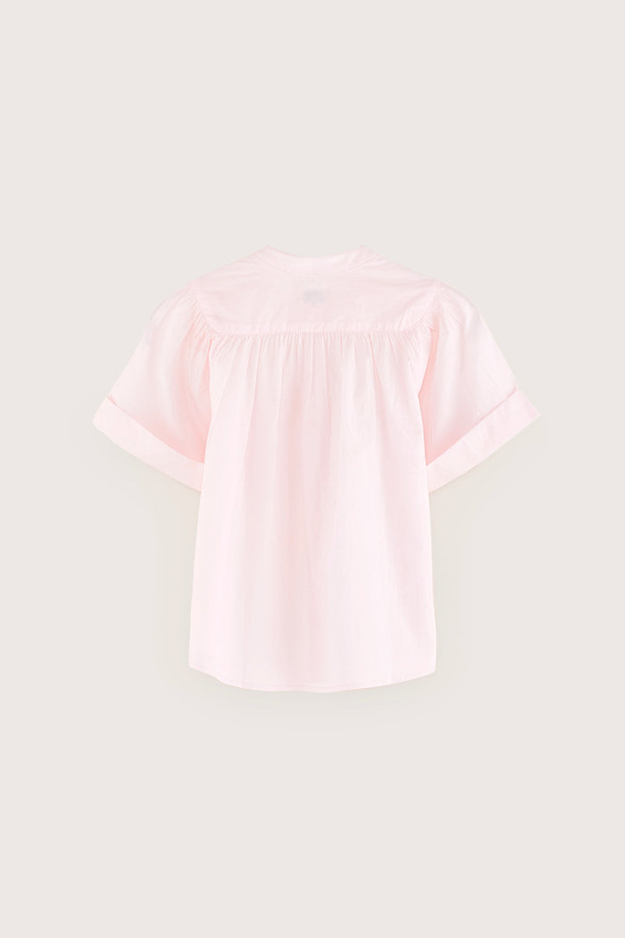 Bellerose Blouse Rose à Manches Courtes Pour Filles