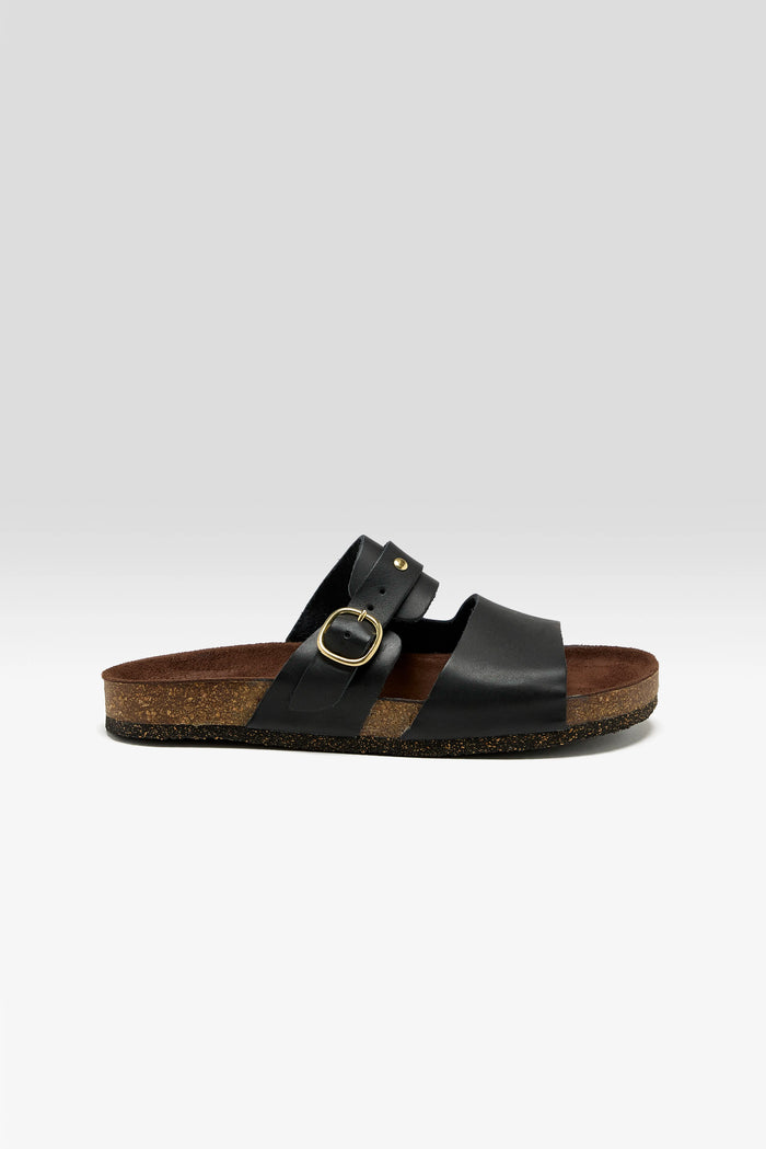 Bosabo Bosabo Black Leather Sandals