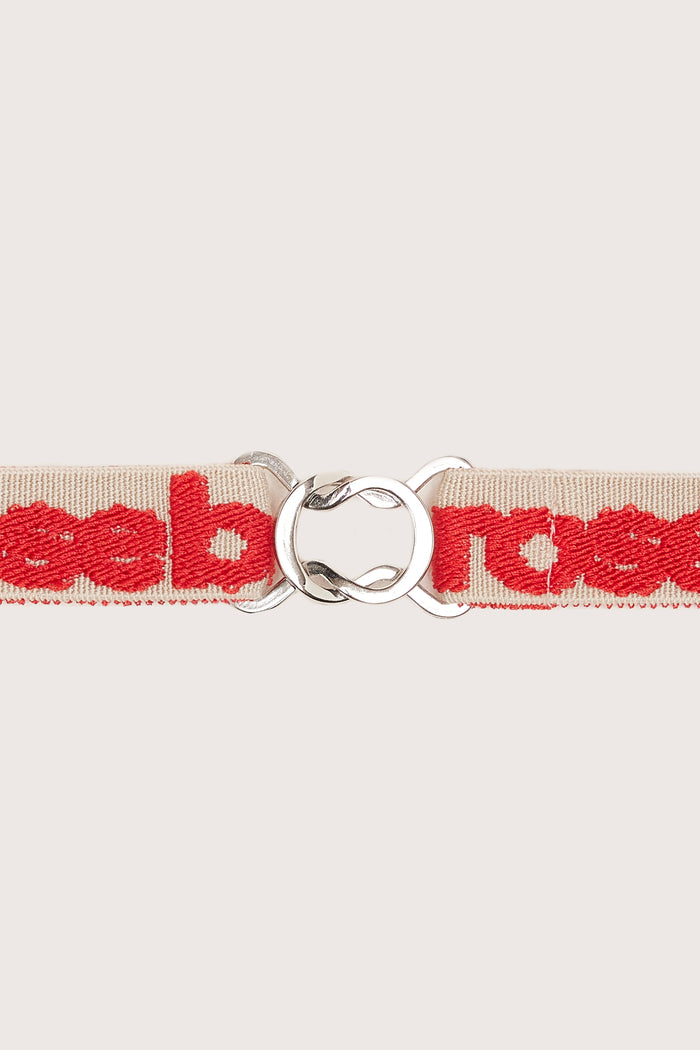 Bellerose Ceinture élastique Imprimé Logo écru Pour Filles
