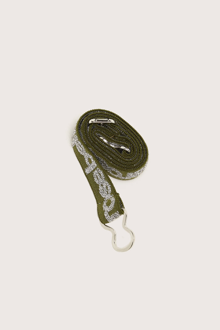 Bellerose Ceinture élastique Imprimé Logo Kaki Pour Filles